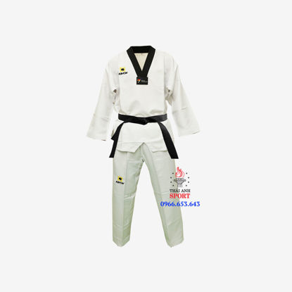 Ảnh của Võ Phục Taekwondo Hiệu Kwon Vải Kaki Kim Cương Vai Lưới