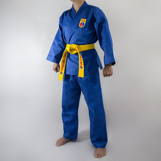 Ảnh của Võ Phục Vovinam Vải Kaki Sọc Thông Dụng