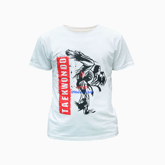 Ảnh của Áo Thun Taekwondo Vải Cotton 100%