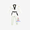 Picture of Võ Phục Taekwondo Hiệu Kwon Vải Kaki Sọc Vai Màu Vàng